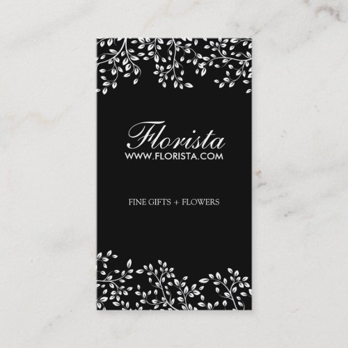 Elegant Florist Business Cards