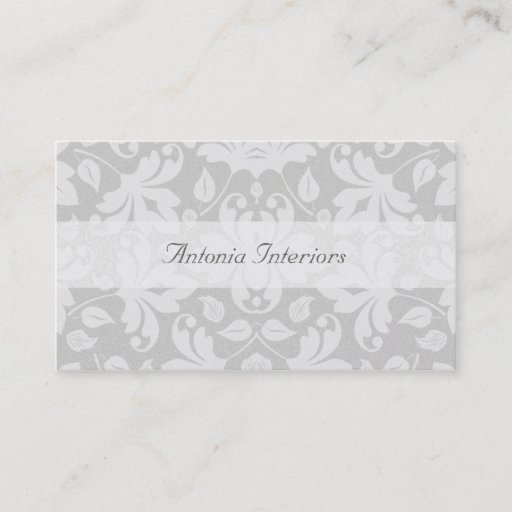 Customizable Elegant Flourish Business Card