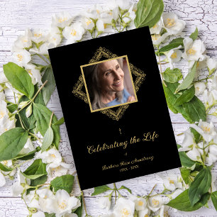 Elegant Flourish Sophisticated Golden Ornament Invitation