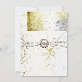 Elegant Flourishes Rehearsal Dinner Invitation