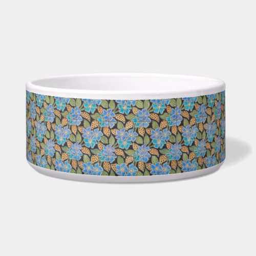 Elegant Flower Blue Periwinkle Floral Classic Bowl