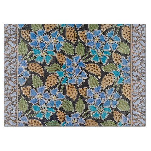 Elegant Flower Blue Periwinkle Floral Classic Cutting Board