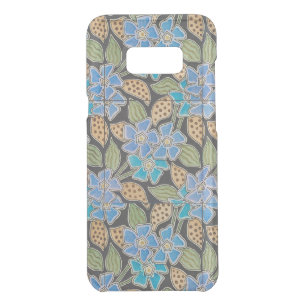 Elegant Flower Blue Periwinkle Floral Classic Uncommon Samsung Galaxy S8+ Case