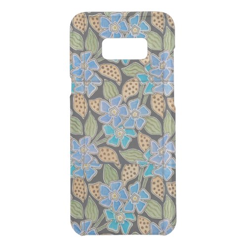 Elegant Flower Blue Periwinkle Floral Classic Uncommon Samsung Galaxy S8 Case