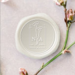Elegant Flower Calla Lily Couple Monogram Wedding  Wax Seal Stamp<br><div class="desc">For a simple and elegant calla lilies Monogram wedding wax seal, look no further. Our exquisite wax seal features a timeless calla lilies design, meticulously crafted to add a touch of sophistication to your wedding invitations and stationery. Personalize your special day with this high-quality and customizable wax seal, tailored to...</div>
