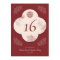 Elegant Flower Double Xi Wedding 5x7 Table Number
