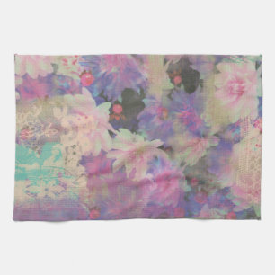 elegant flower floral Pattern Kitchen Towel