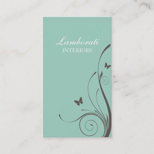 Customizable Elegant Flower Floral Stylish Classy Modern Business Card Template