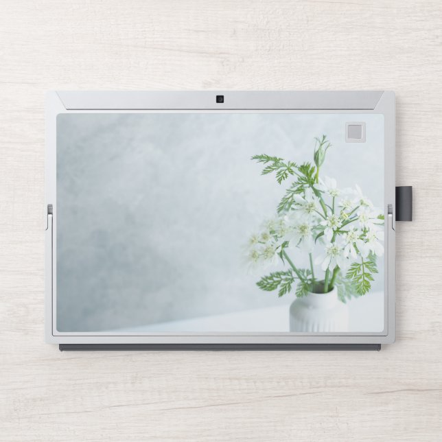 Elegant Flower Laptop Skin (Front)