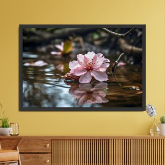 Elegant Flower Matte Poster Print