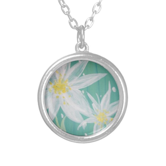 Elegant Flower Necklace (Front)