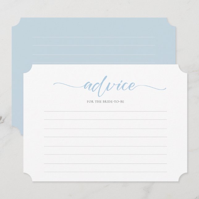 Elegant Flower Tea Bridal Brunch Advice Invitation (Front/Back)