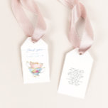 Elegant Flower Tea Bridal Brunch   Gift Tags<br><div class="desc">Elegant Flower Tea Bridal Brunch Gift Tags. Mathing items avaiable.</div>