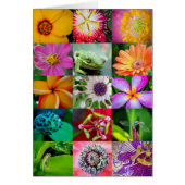 Elegant Flowers and Creatures Floral Pattern (Front)