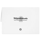 Elegant Flowers and Creatures Floral Pattern Cards (Back Horizontal)