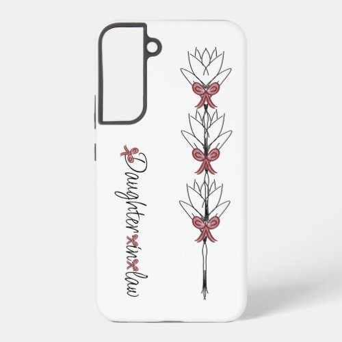 Elegant Flowers Bows  Ribbons for Daughter_in_law Samsung Galaxy S22 Case