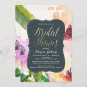 Elegant Flowers | Bridal Shower Invitation (Front/Back)
