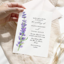Elegant Flowers Lavender Wedding