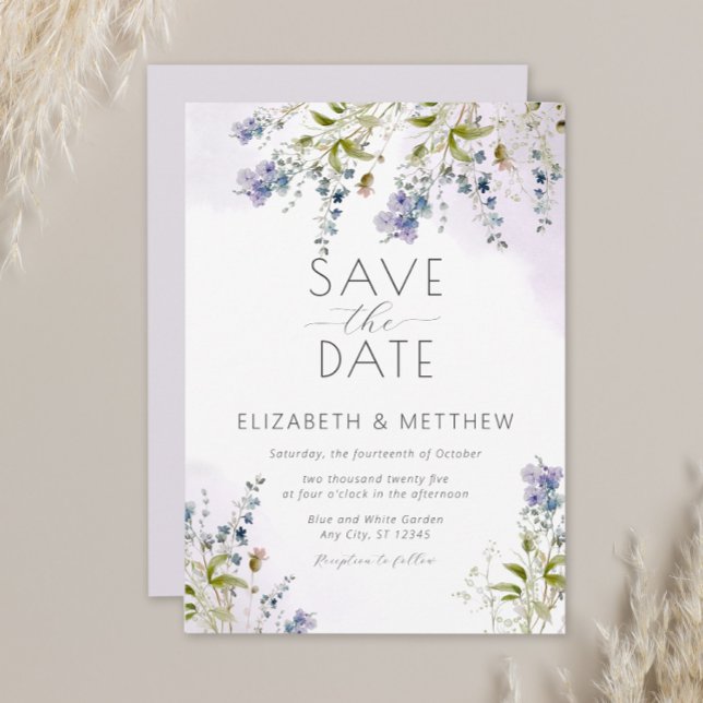 Elegant Flowers Save the Date Invitation (Creator Uploaded)