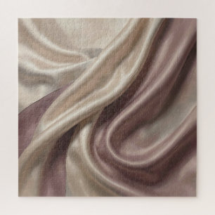 Elegant Flowing Silk Abstract  Jigsaw Puzzle