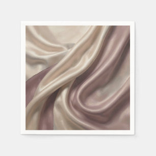 Elegant Flowing Silk Abstract  Napkins