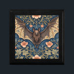 Elegant Flying Bat William Morris Inspired Floral Gift Box<br><div class="desc">Present your gifts in style with this "Elegant Flying Bat - William Morris Inspired Floral" gift box. Featuring intricately designed bats in flight surrounded by lush, William Morris-inspired floral patterns, this box combines timeless elegance with a touch of whimsy. Perfect for any occasion, it adds a sophisticated flair to your...</div>