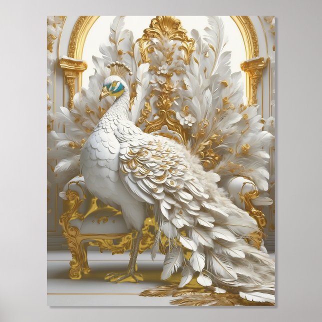 Elegant Foil Print, Foil Color: Gold, Mat Prints (Front)