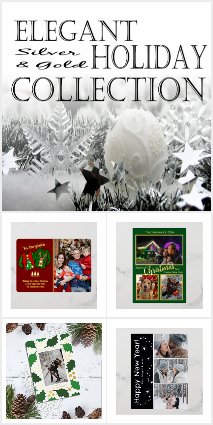 Elegant Foil Print Holiday Cards!