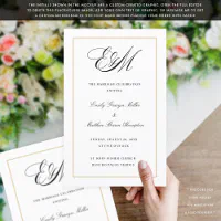 Initial letter EM wedding monogram logo design inspiration in 2023