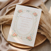Elegant Folk Floral Bridal Shower