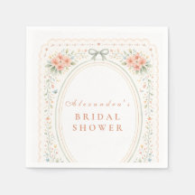 Elegant Folk Floral Bridal Shower