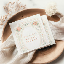 Elegant Folk Floral Bridal Shower