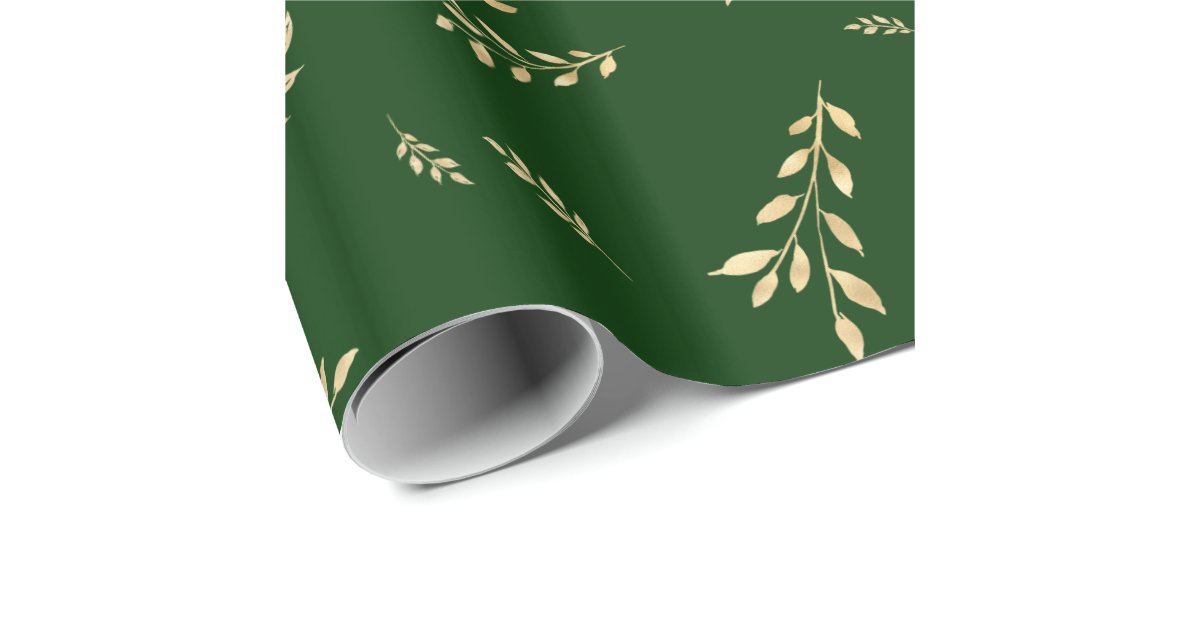  Forest Green Wrapping Paper