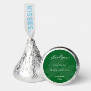 Elegant Forest & Sage Green Name Baby Shower Hershey®'s Kisses®