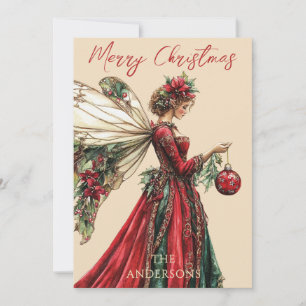 Elegant Forestcore Christmas Fairy Holiday 