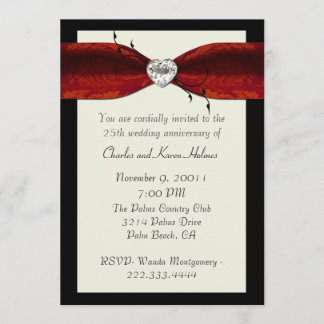 Elegant Formal Anniversary Invitation