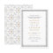 Elegant formal classic vintage wedding invitation