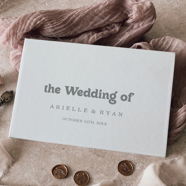 Elegant Formal Minimal Wedding Guest Book (Creator Uploaded)