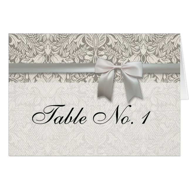 elegant formal white damask lace brocade (Front Horizontal)