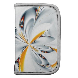 Elegant Fractal Touch of Yellow Organizers