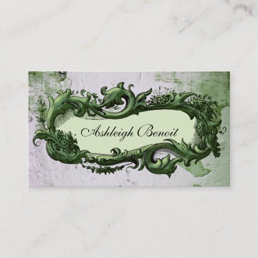Customizable Elegant Frame Business Card