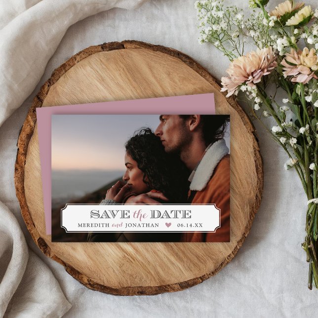 Elegant Frame Photo Overlay Save the Date (Creator Uploaded)