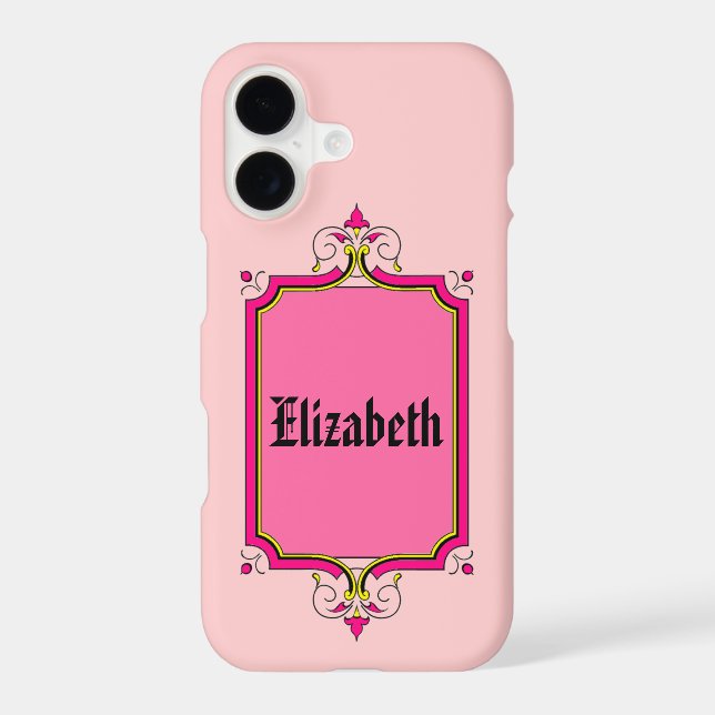 Elegant Framed Book Plate Case-Mate iPhone Case (Back)