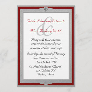 Elegant Framed Wedding Invitation