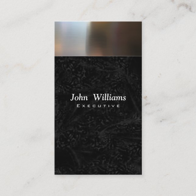 Elegant freelance professional cerciopelo business card (Front)