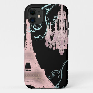 elegant french art paris eiffel tower iPhone 11 case