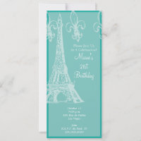 Elegant French Birthday Celebration Party