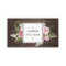 Elegant French Country Pink Roses on Woodgrain