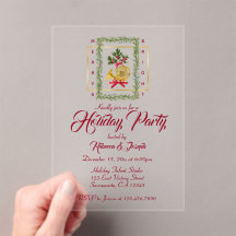 Elegant French Horn Christmas Maroon