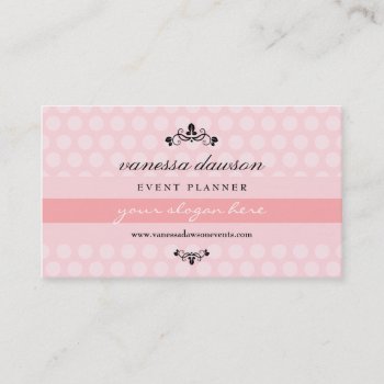 Elegant French Pink Simple Professional Trendy Business Card by Jujulili at Zazzle